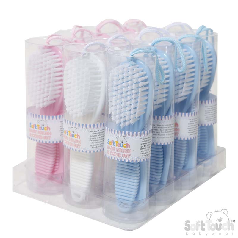Deluxe Baby Brush & Comb Set No. P604