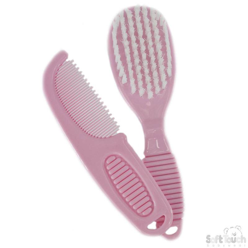 Deluxe Baby Brush & Comb Set No. P605-P-BP