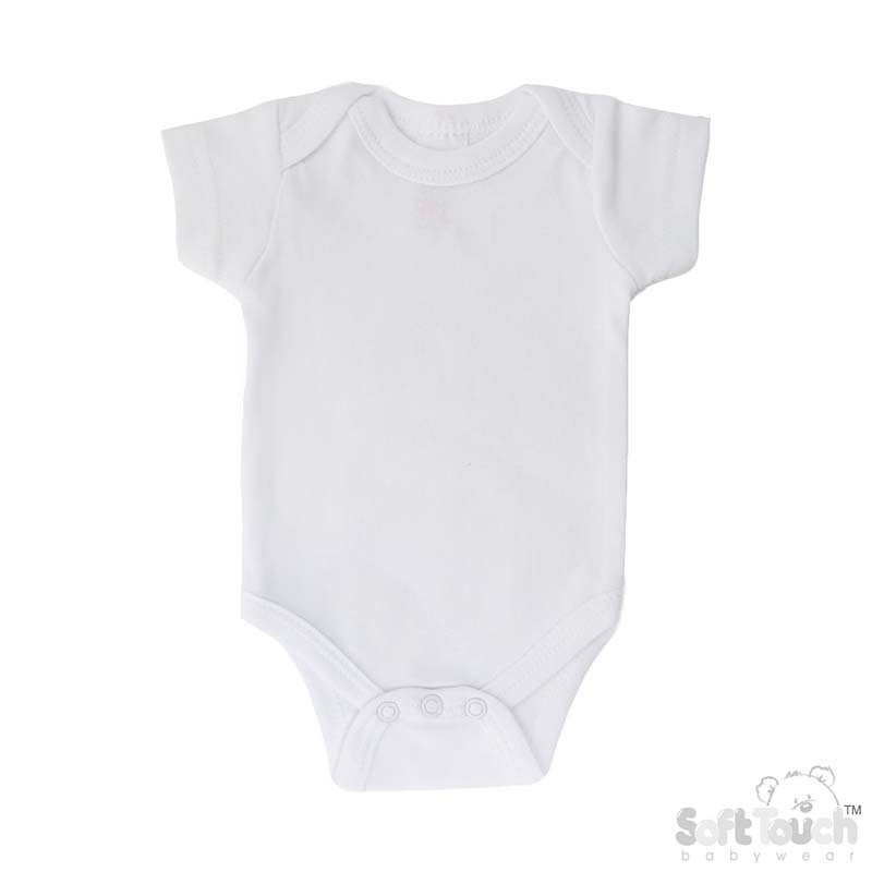 White Tiny Baby Bodysuit No. PR4650-W