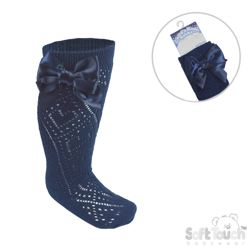 Navy Childs Knee Pelerine Socks No. PS16-N