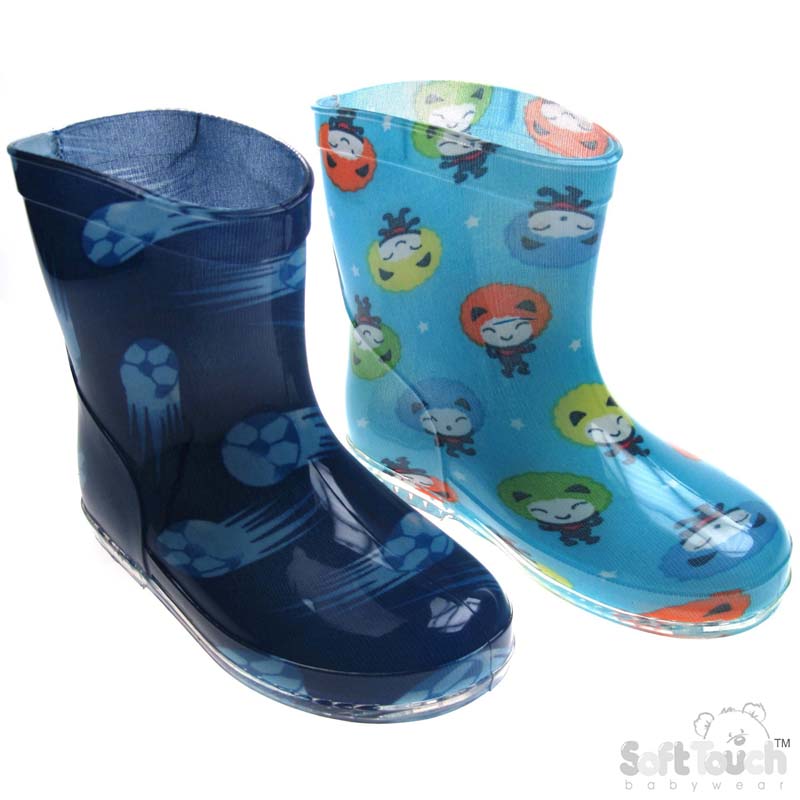 Boys Football/Aliens Rain Boots: RB21