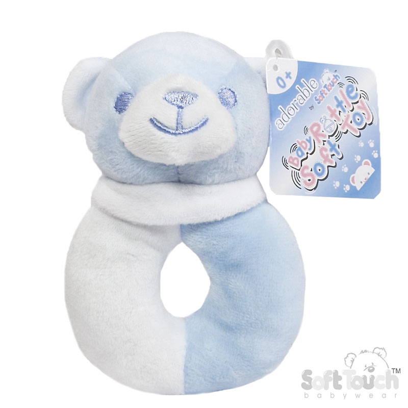 Blue Bear Rattle Toy No. RT21-B