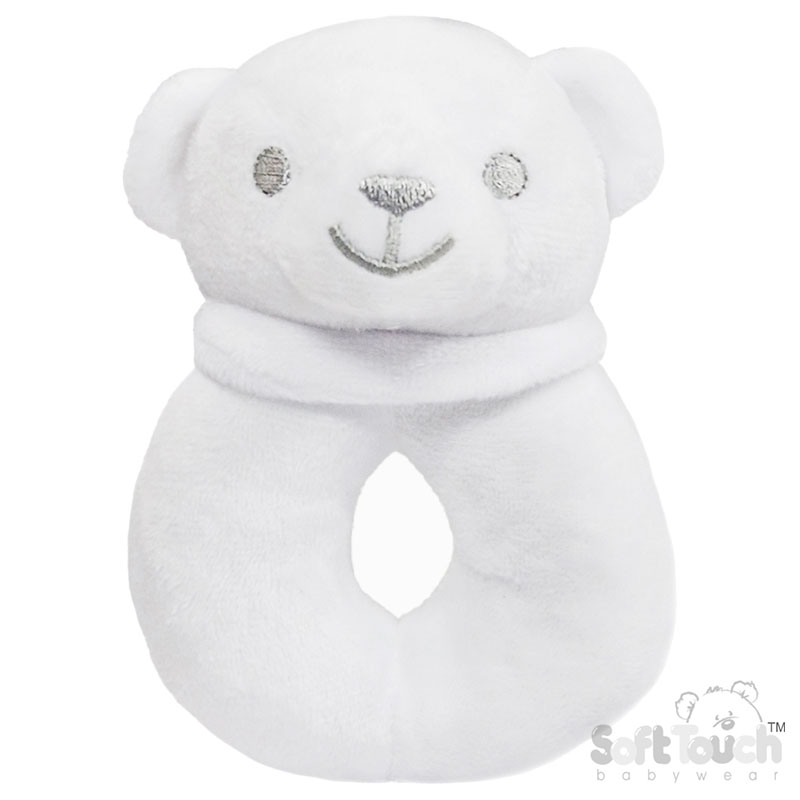 White Bear Rattle No. RT21-W