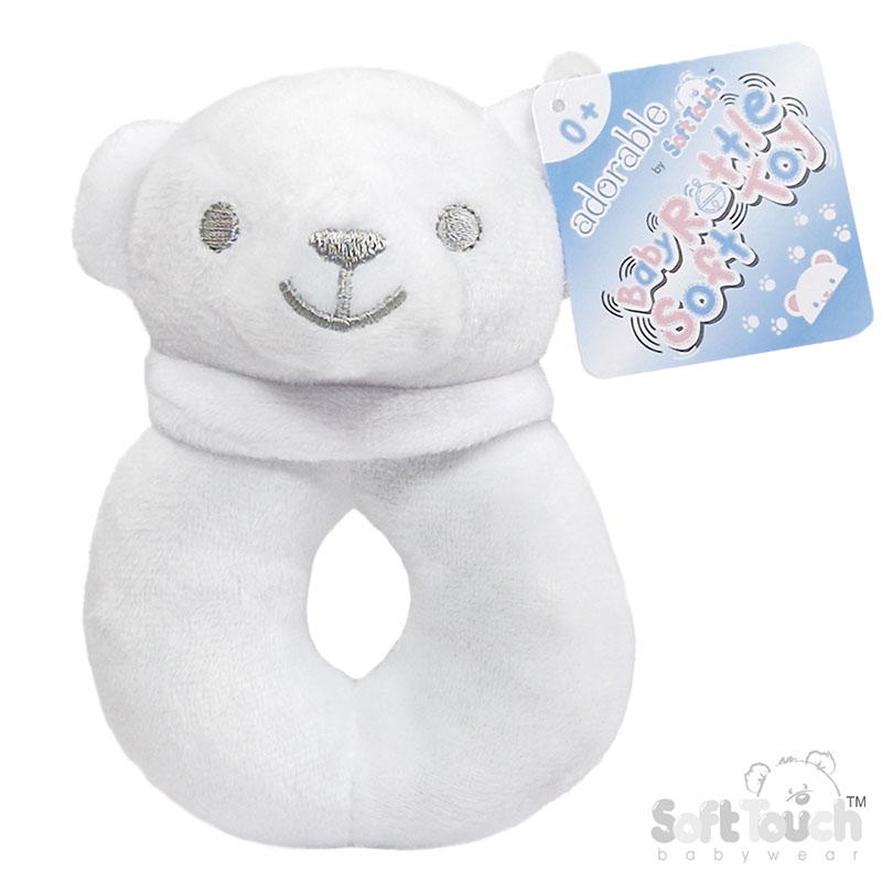 White Bear Rattle No. RT21-W