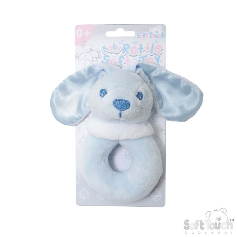 Blue Bunny Rattle Toy No. RT26-B
