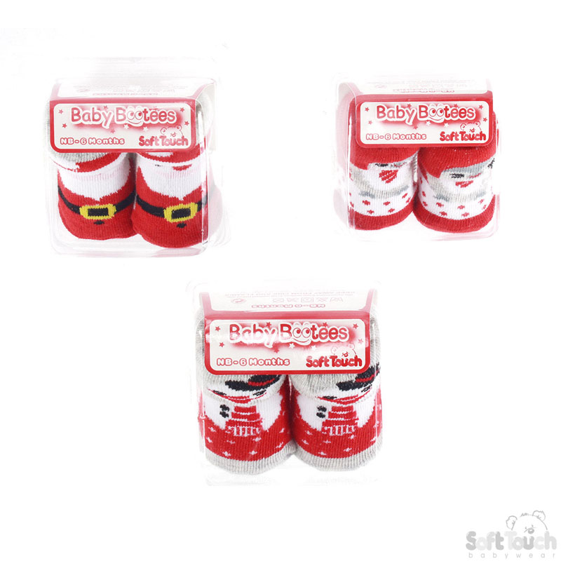 Baby Christmas Socks w/Turnover: S131-X