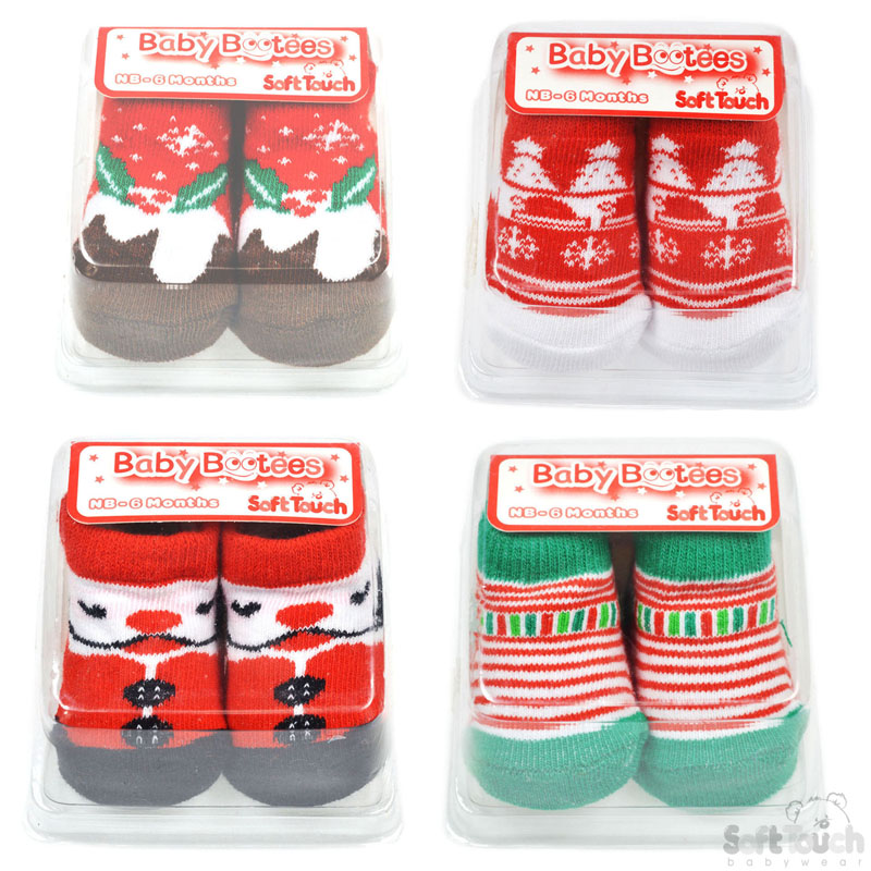 Infants Printed Xmas Socks S132-X