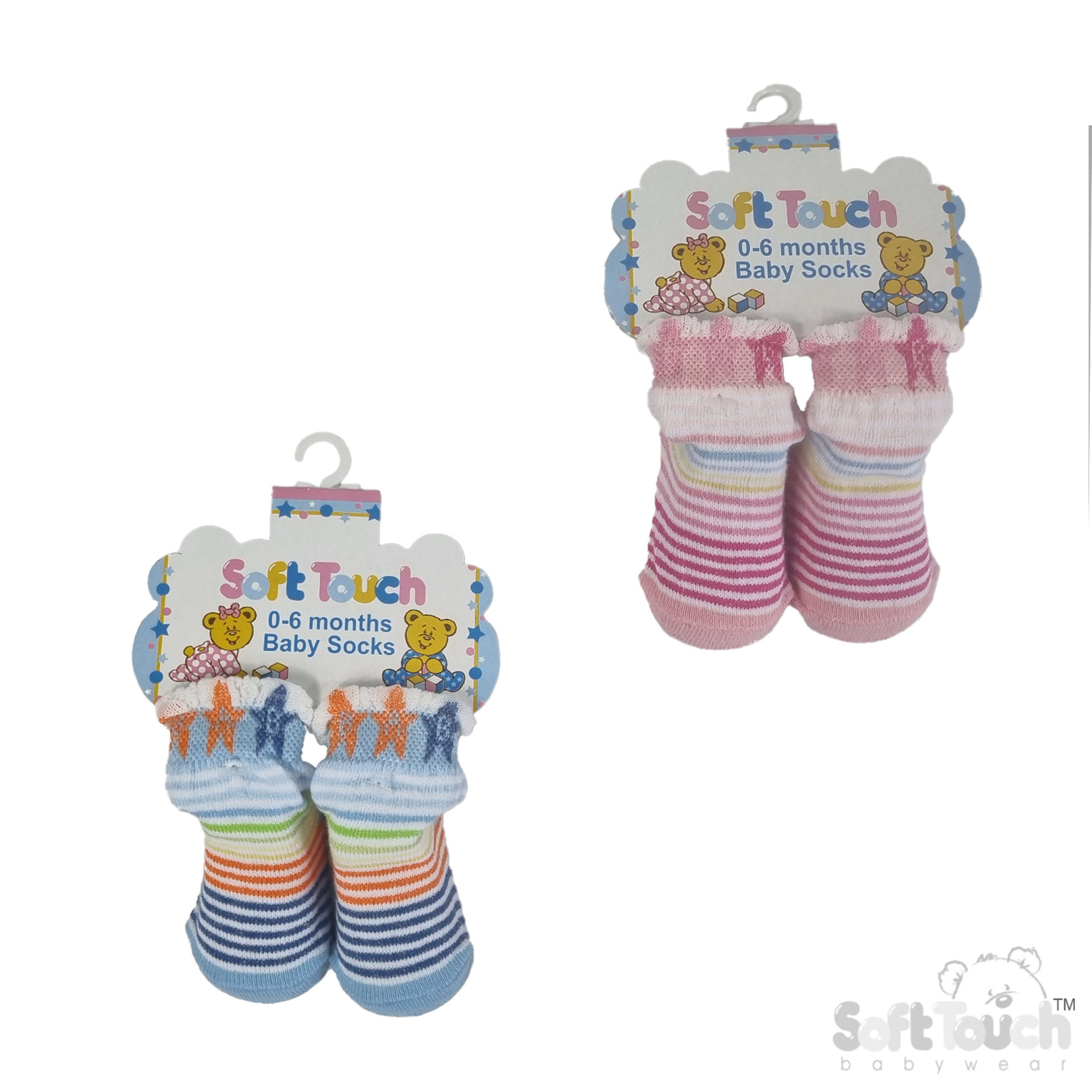 Striped Jacquard Socks No.S222