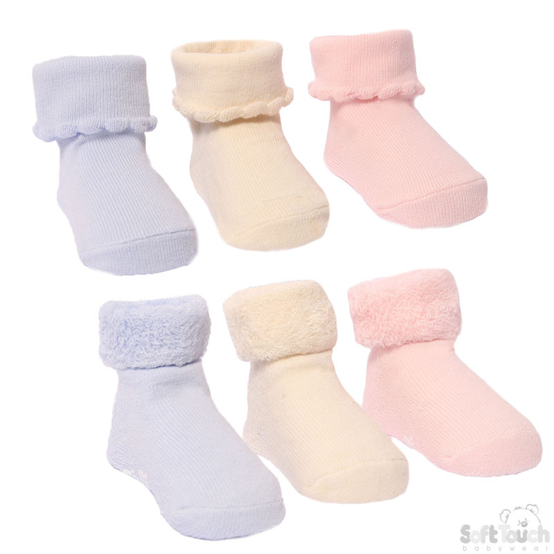 Infants Anti-Slip Plain Socks No.S27