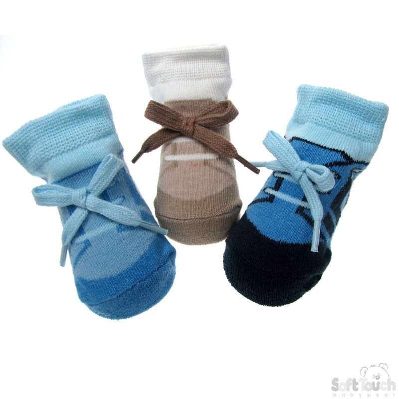 Baby Socks W/Shoe Print No. S280-13