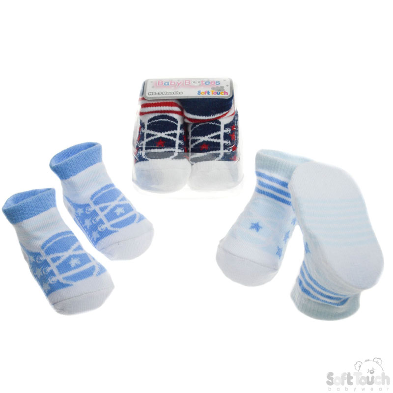 Shoe Print Baby Socks No. S282