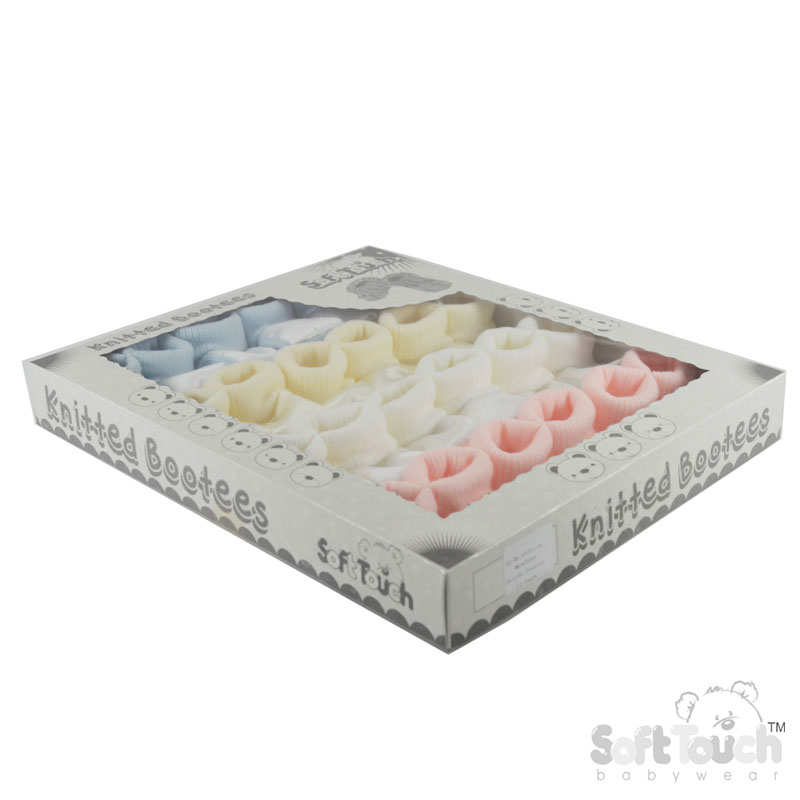 Coloured Acrylic/Satin Bootees No. S404-COL