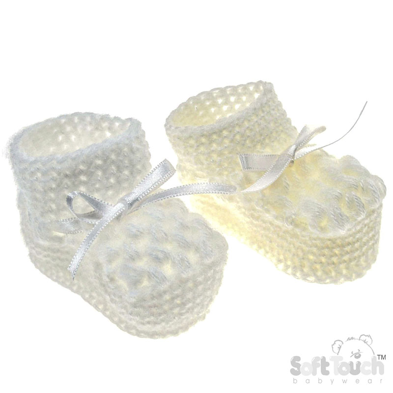 Acrylic Hand Made Bootees No. S414