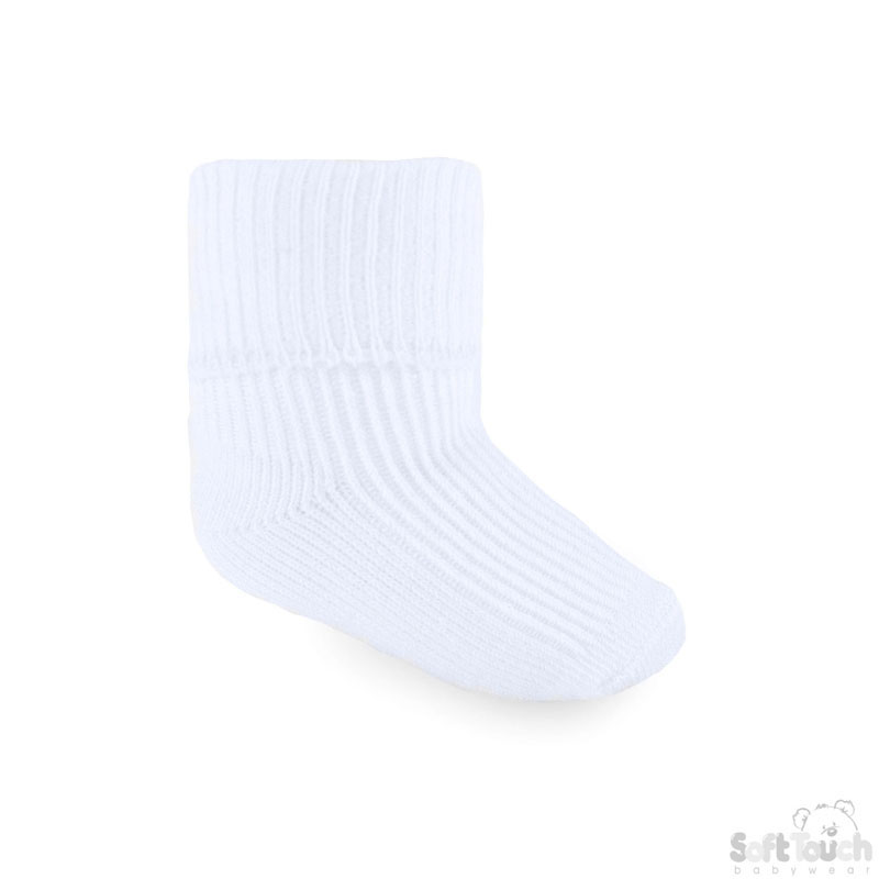 White 3-24mth Socks No. S57-W-324