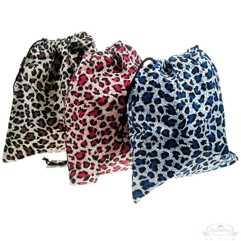 Leopard Draw String Bag No. S622