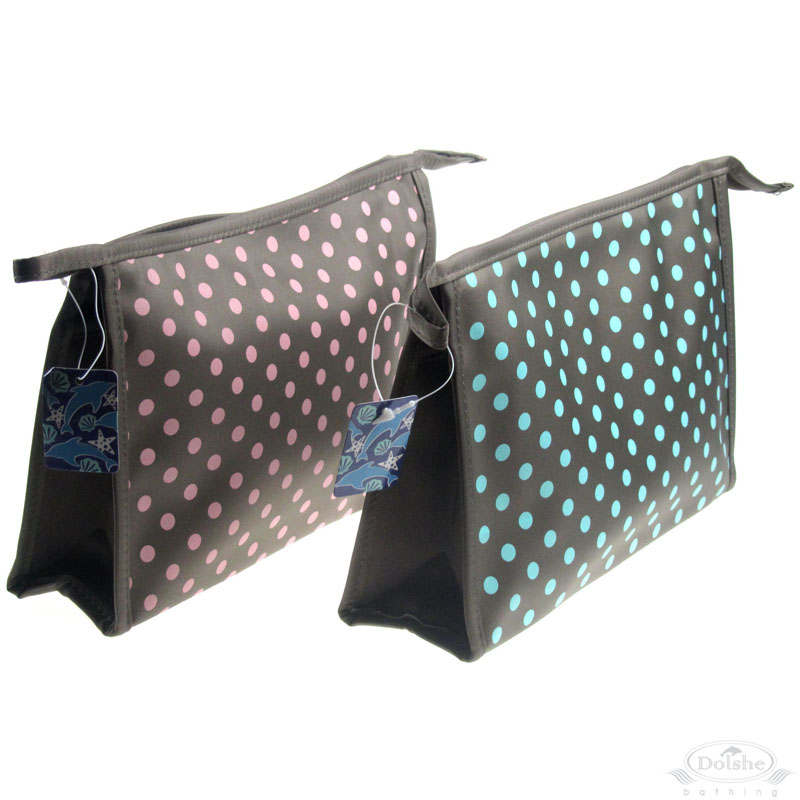 Large Cosmetic Bag 'Chocolate' No. S687
