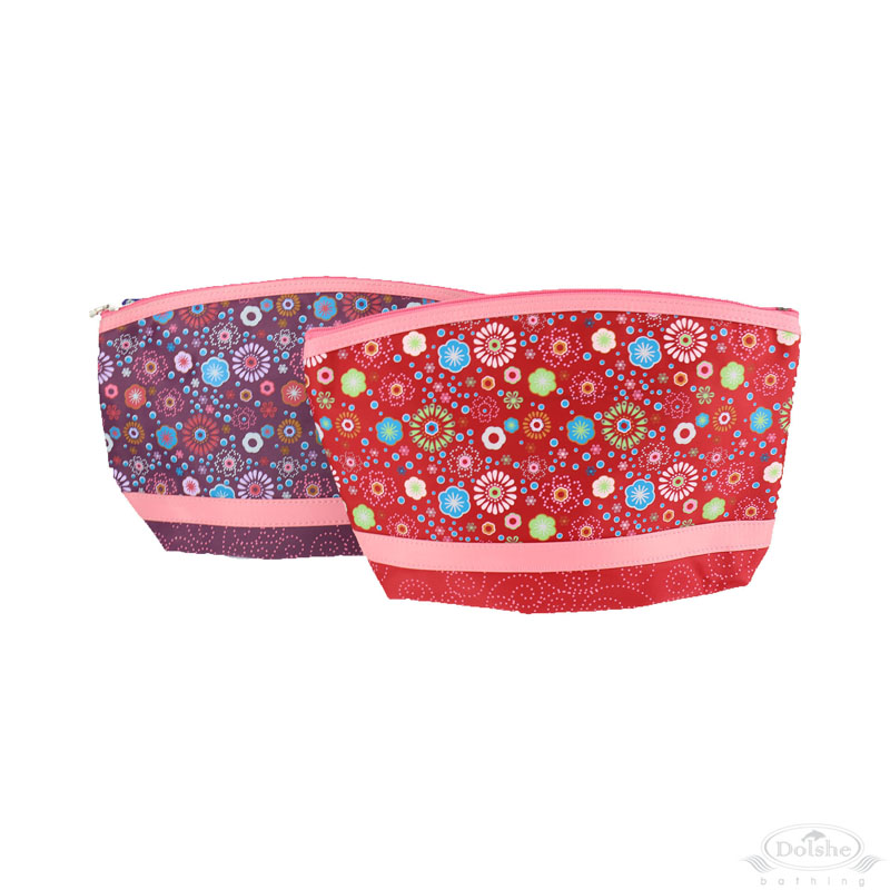 Large Red Cosmetic Bag No. S697