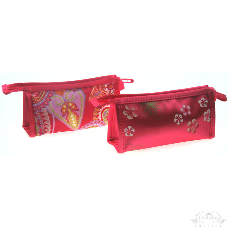 Small Cosmetic Bag-Paisley & Flower No. S707