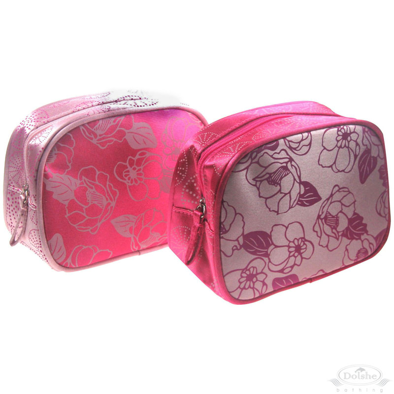 Small Cosmetic Bag-Flower & Wheel No. S709