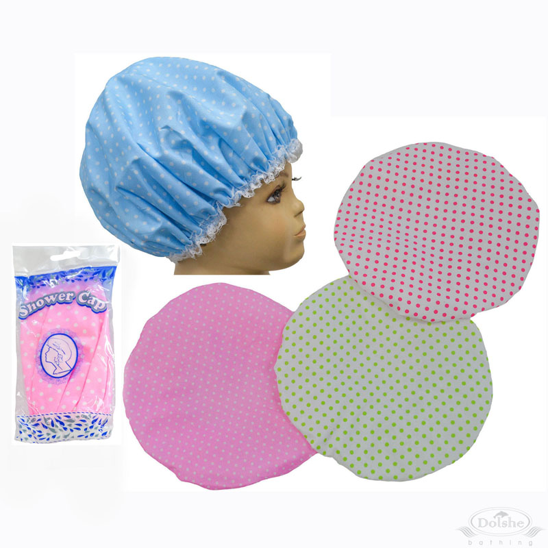 Spotty Shower Cap in Polybag No. S726-HC