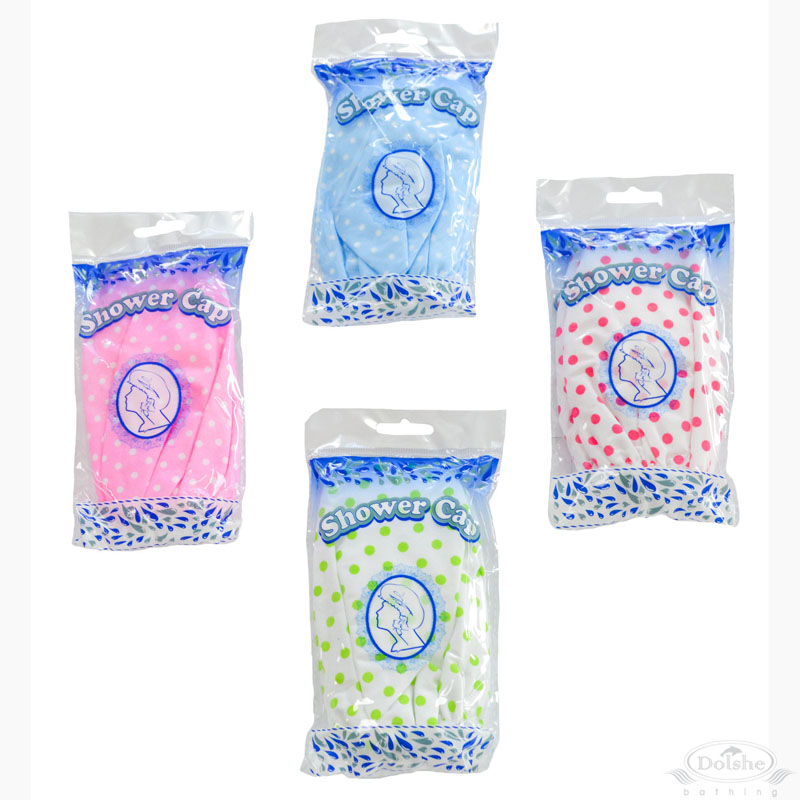 Spotty Shower Cap in Polybag No. S726-HC