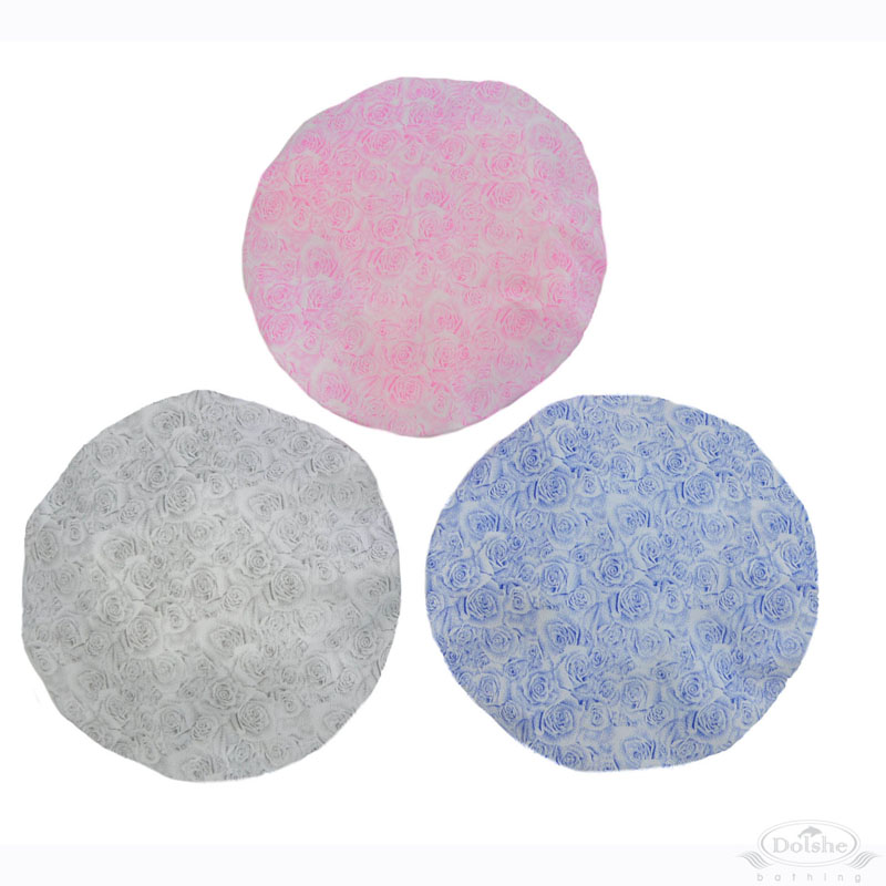 Rose Print Shower Cap No.S728