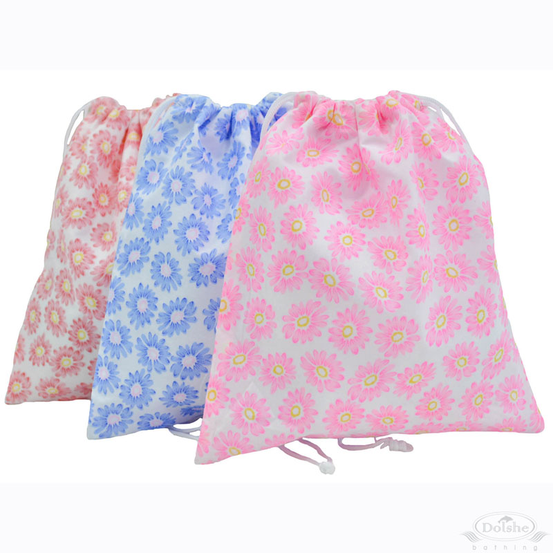 Floral Drawstring Bag: S737