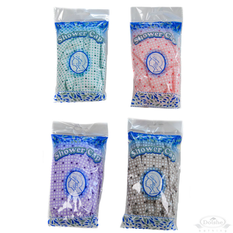Spotty Shower Cap in Polybag No. S738-HC