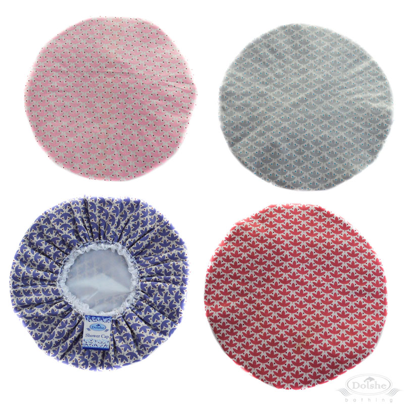 Ivy Print Shower Caps No. S744