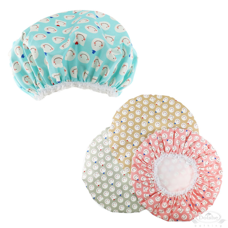 Smiley Print Showercap No.S746
