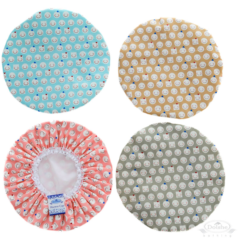 Smiley Print Showercap No.S746