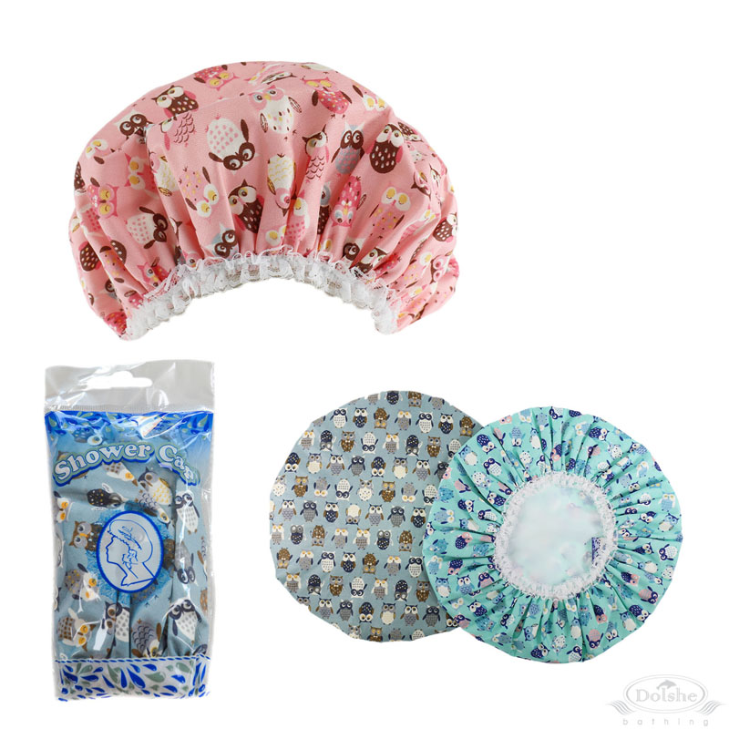 Owl Print Shower Cap: S748-HC
