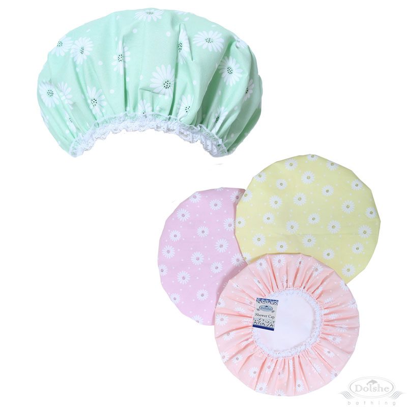 Daisy Print Shower Cap No. S752