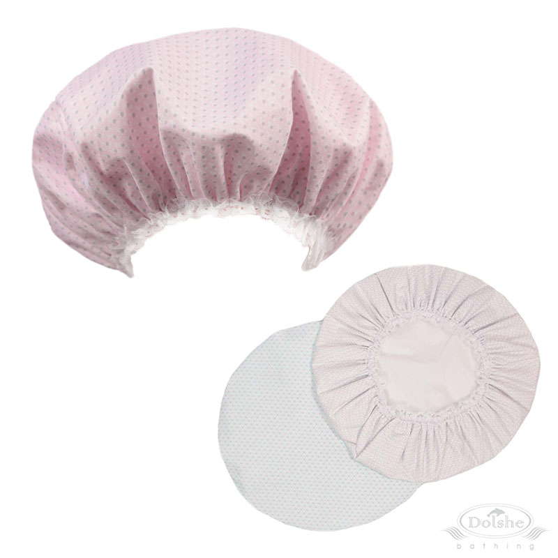 Pastel Spotty Print Shower Cap No. S756