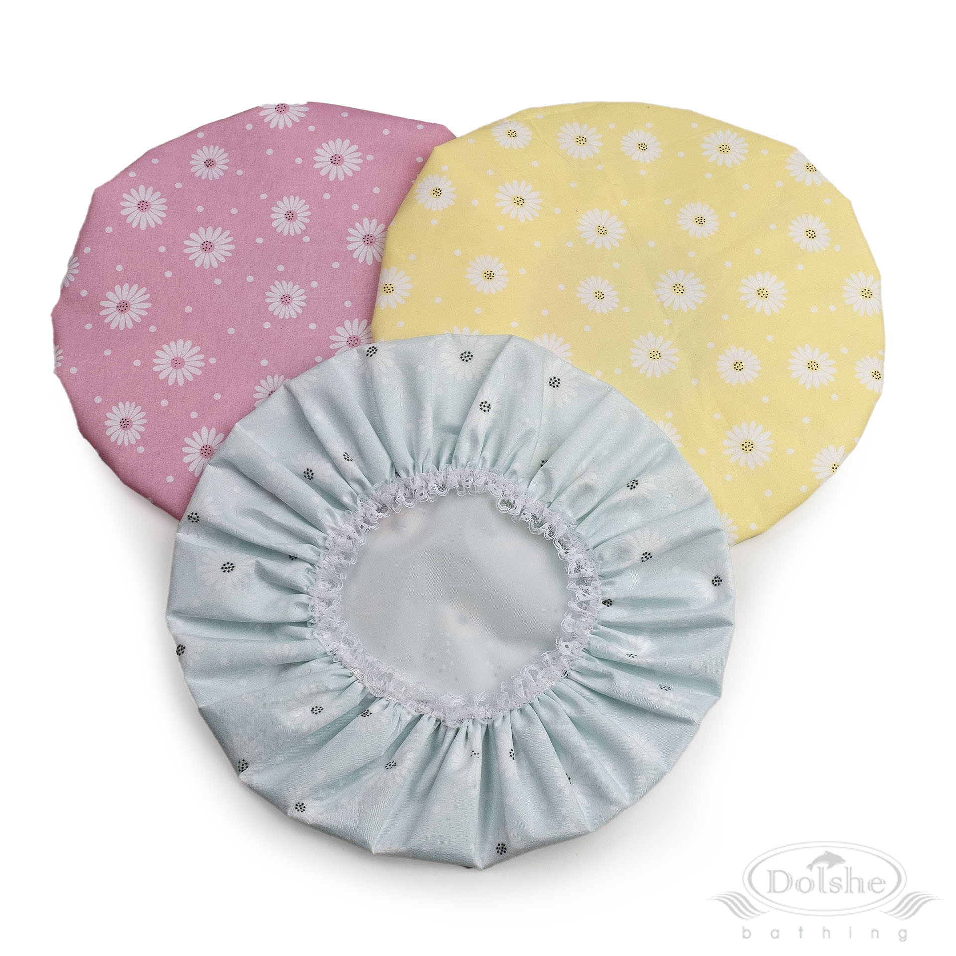 Daisy Print Shower Cap : S766