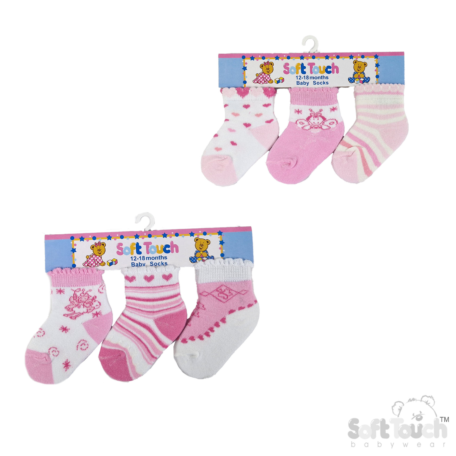 Girl's 3 Pair Socks No. S91