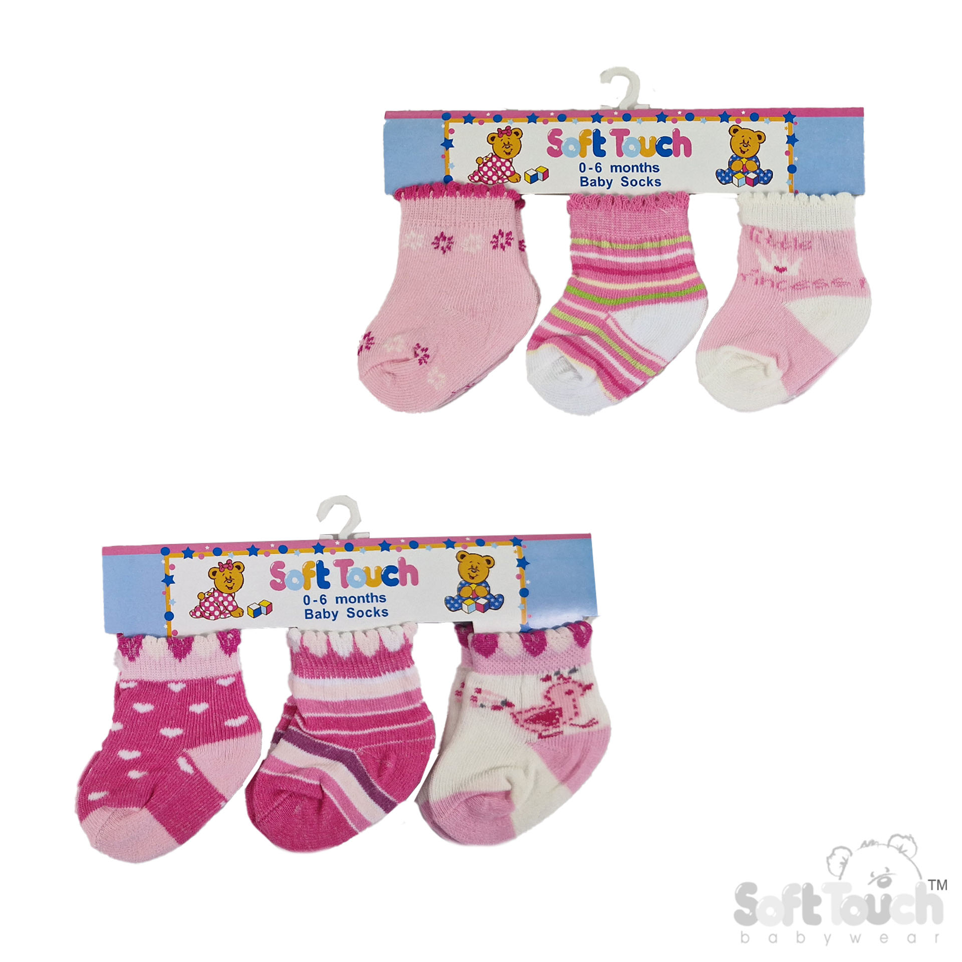 Girls 3 Pack Socks No. S93
