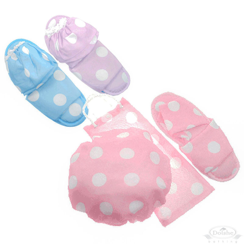 Shower Cap & Slipper Set No. SCS15
