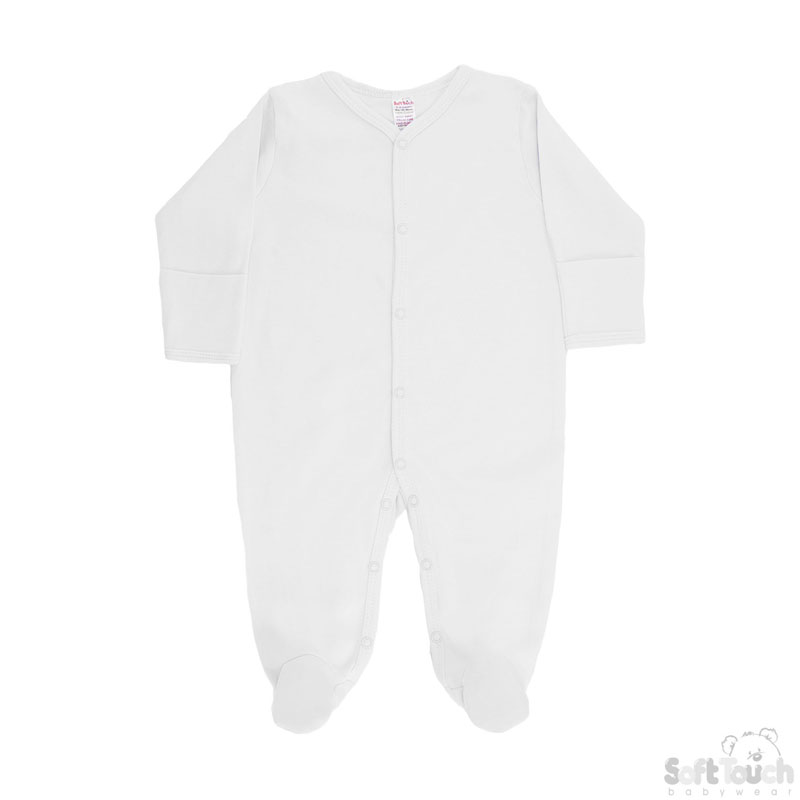 Plain White Sleepsuit No. SS4660-W