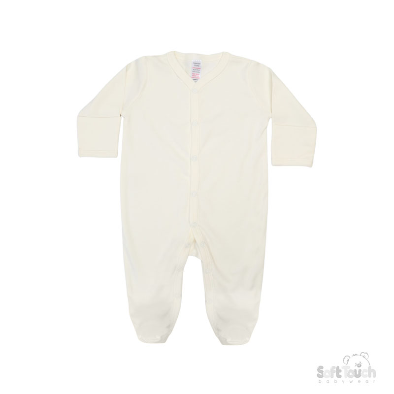 Infants Cream Sleepsuit : SS4661-C-3-6m
