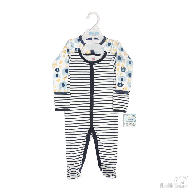 Boys 2 Pack Sleepsuit: SS4672