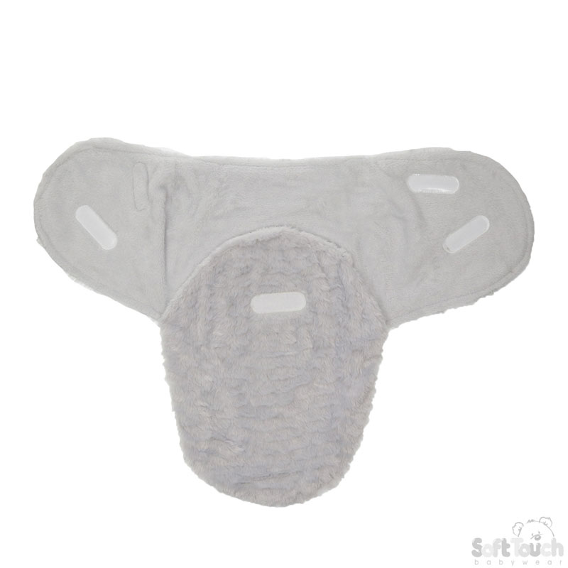 Grey Layered Swaddle Wrap No. SW106-G