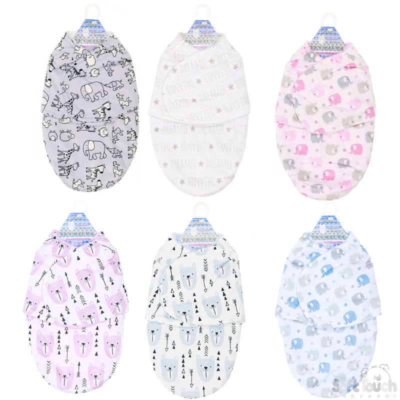 Printed Mink Swaddle Wrap No. SW108
