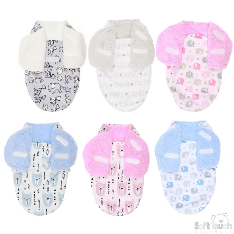 Printed Mink Swaddle Wrap No. SW108