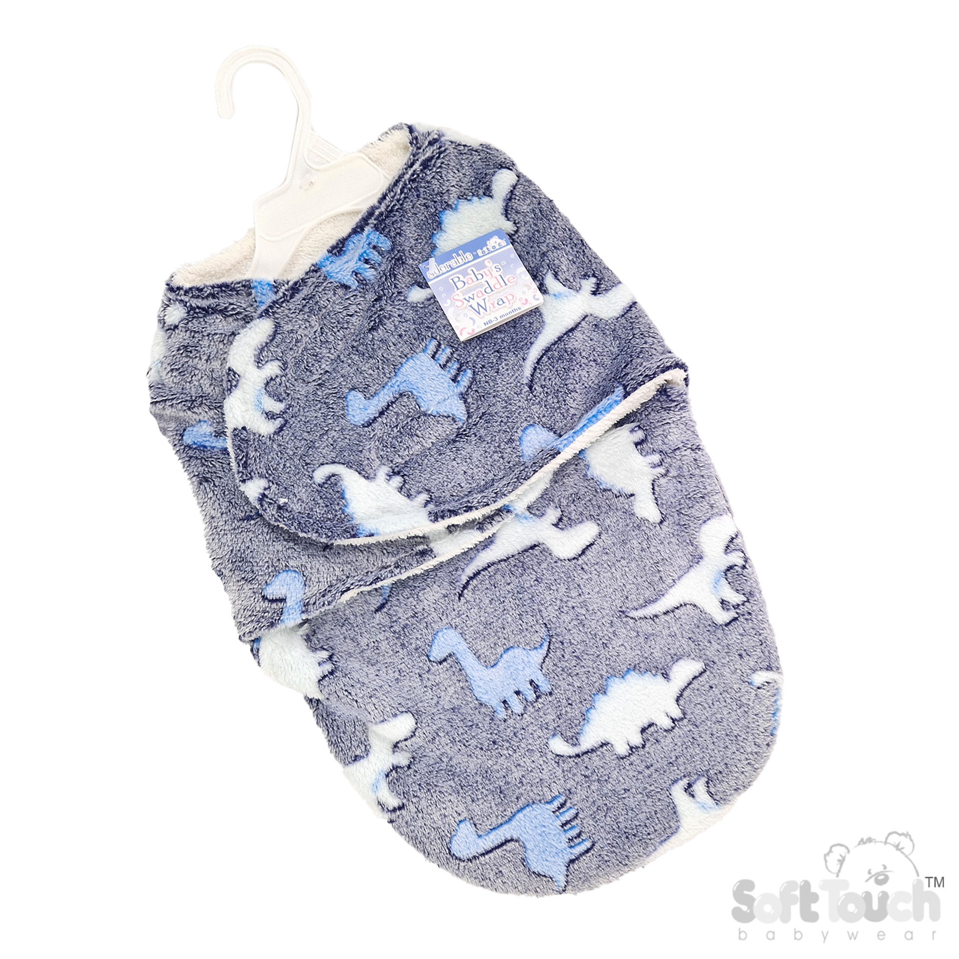 Blue Dinosaur Swaddle Wrap : SW112-B