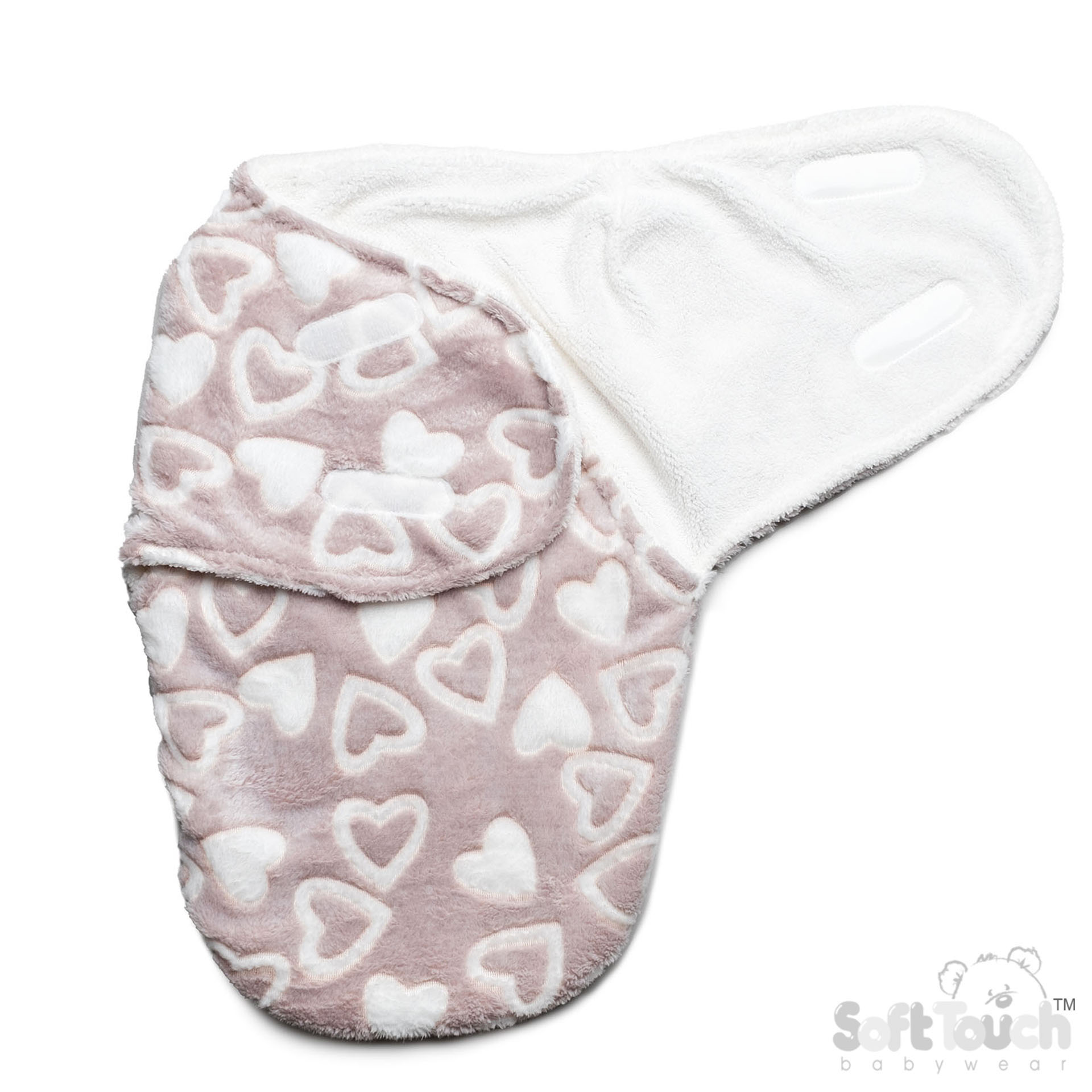 Coffee Hearts Swaddle Wrap : SW114-COF