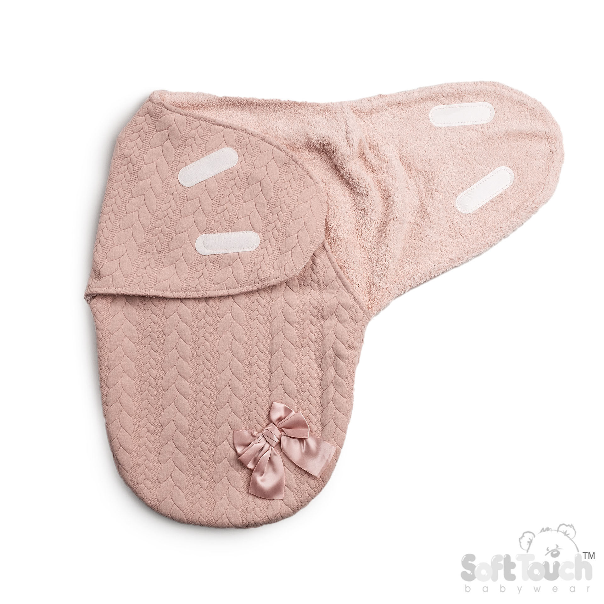 Rose Gold Cable Swaddle Wrap : SW120-RO