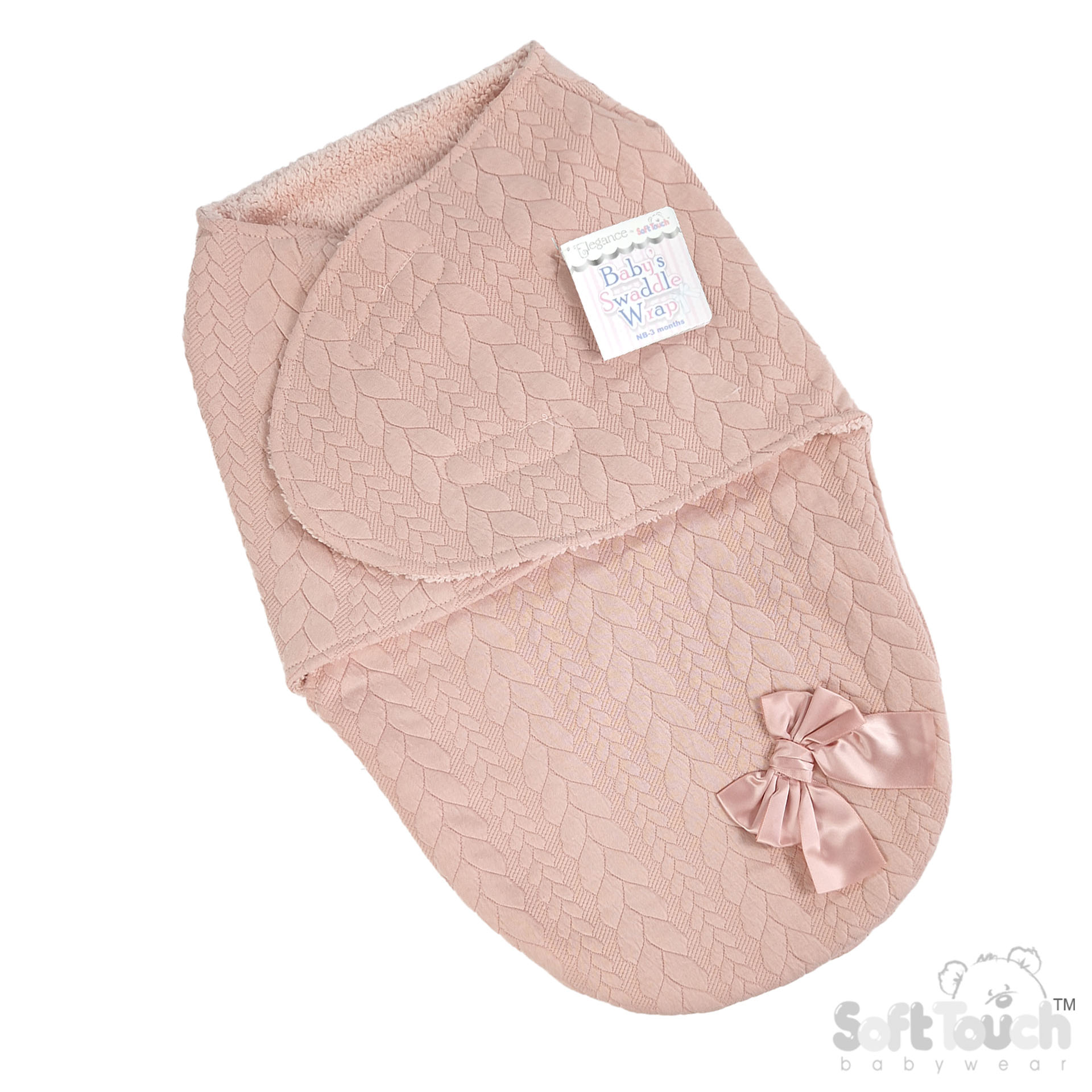 Rose Gold Cable Swaddle Wrap : SW120-RO