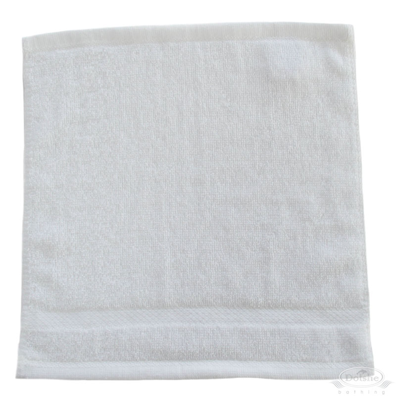 Plain White Face Cloth No. T210-W