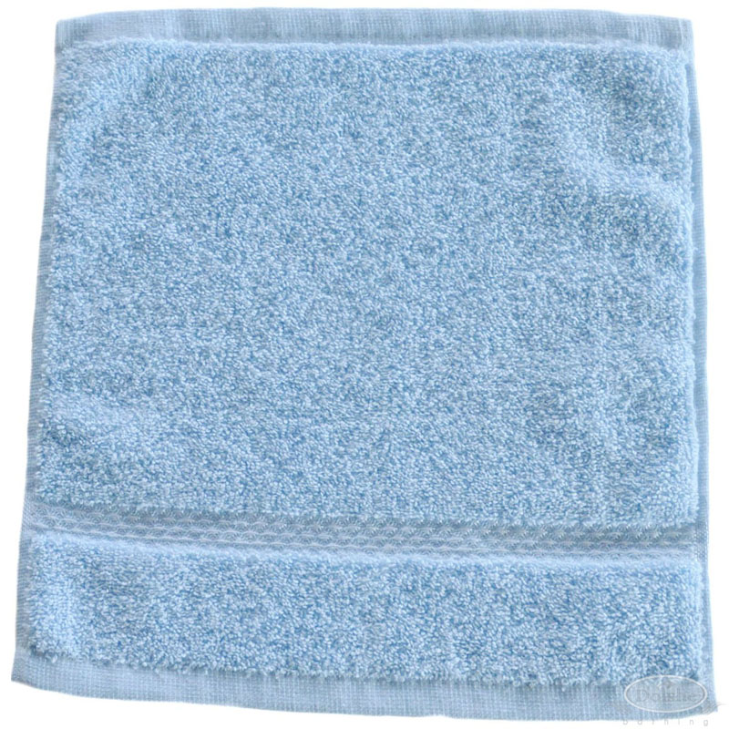 Plain Blue Face Cloth No. T214-B